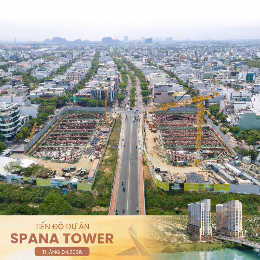 Tiến độ thi công Sun Spana Tower tháng 4/2026